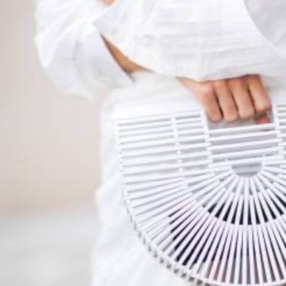 Bamboo Ark Bag in White - Picture 10 of 10